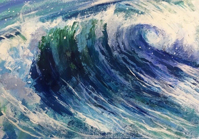 Learn to paint the sea Learn to paint the sea