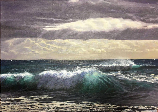 Learn to paint the sea Learn to paint the sea